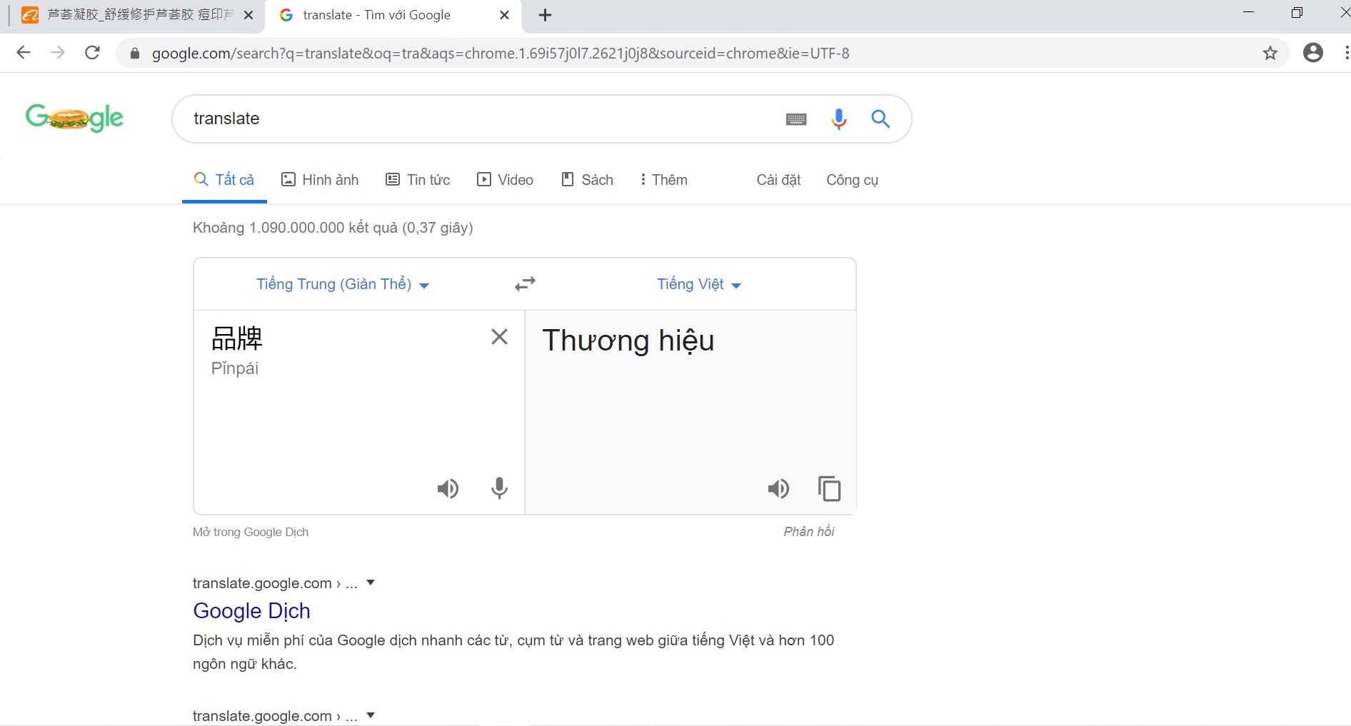 google dịch
