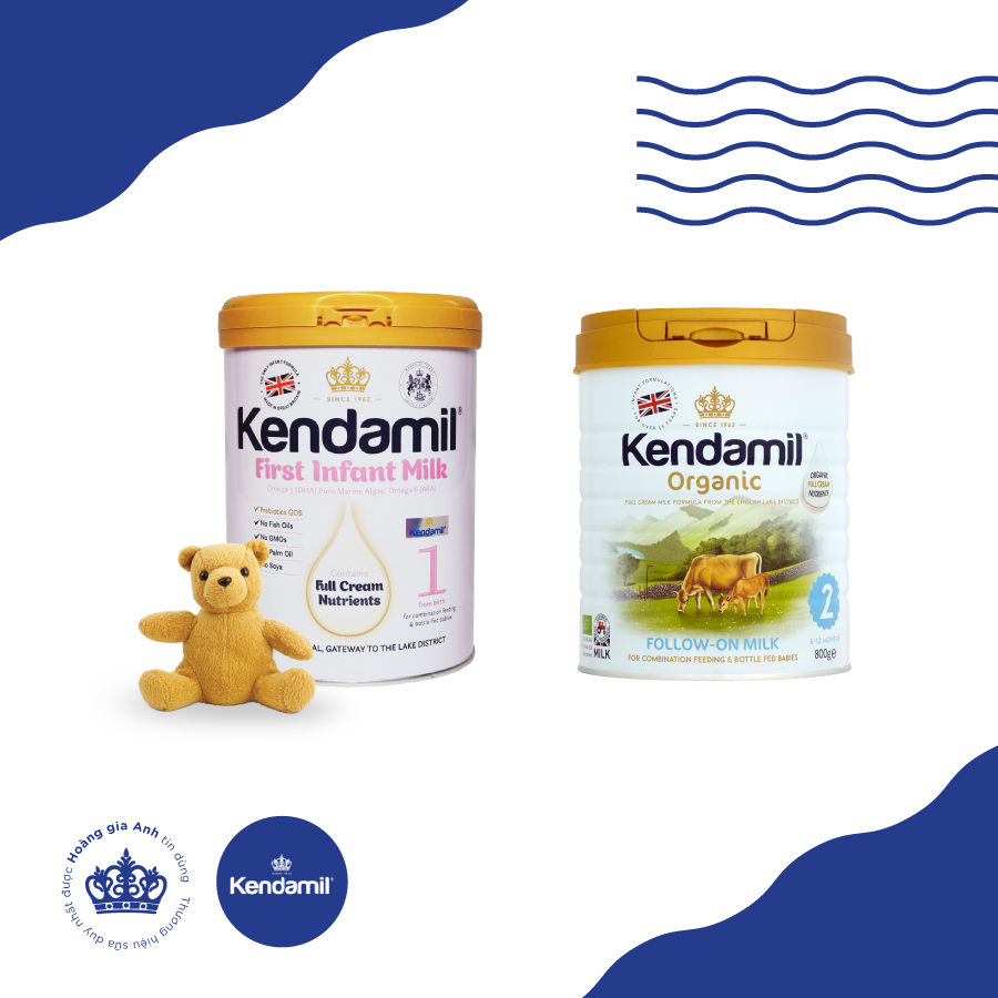 Sữa Kendamil là thương hiệu hàng đầu Anh Quốc